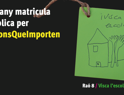 Donem el tret de sortida a la campanya Matricula a la Pública: Descobrim  #LesRaonsQueImporten de la mà dels infants